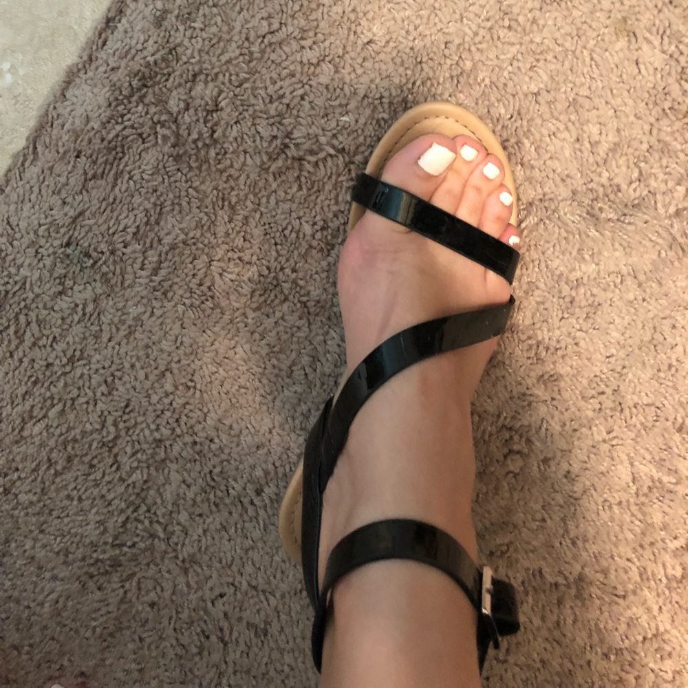 Black sandals